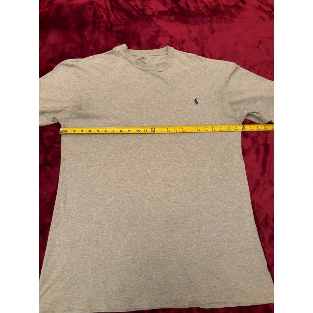 Polo Ralph Lauren Mens LT Tall Heather Grey Crewneck Short Sleeve Pony T-Shirt